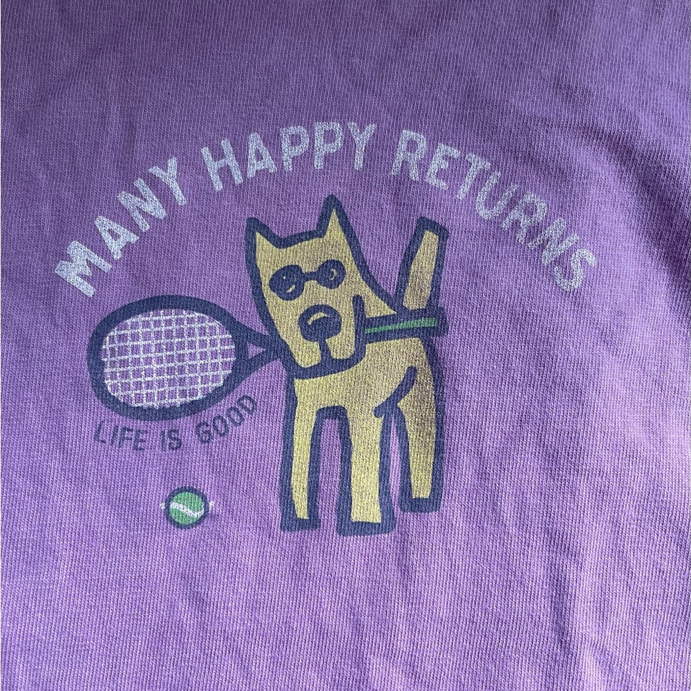 Life is Good Crusher Many Happy Returns Lavender XL